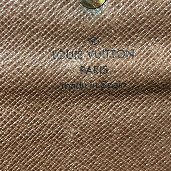 Authentic Louis Vuitton Long Wallet Portefeuille Sarah Wallet Old Model - Picture 14 of 17
